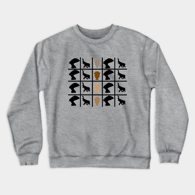 African art patterns Crewneck Sweatshirt by omitay